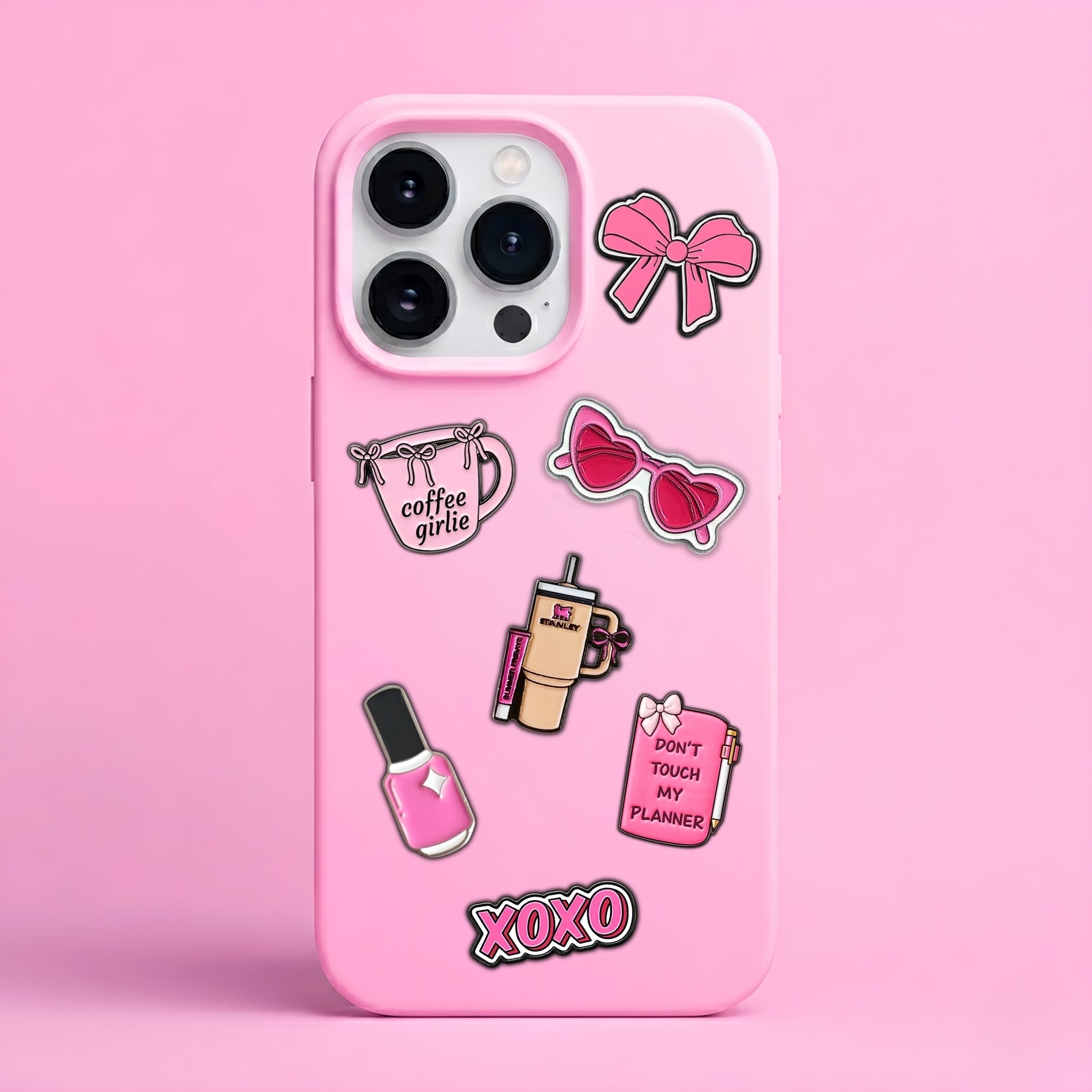Coquette Girls Enamel Sticker - StickerPin