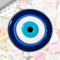 Blue Evil Eye Metal Enamel 3M Sticker - StickerPin