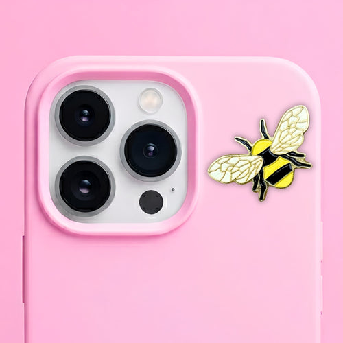 Bumblebee Metal Enamel 3M Sticker - StickerPin