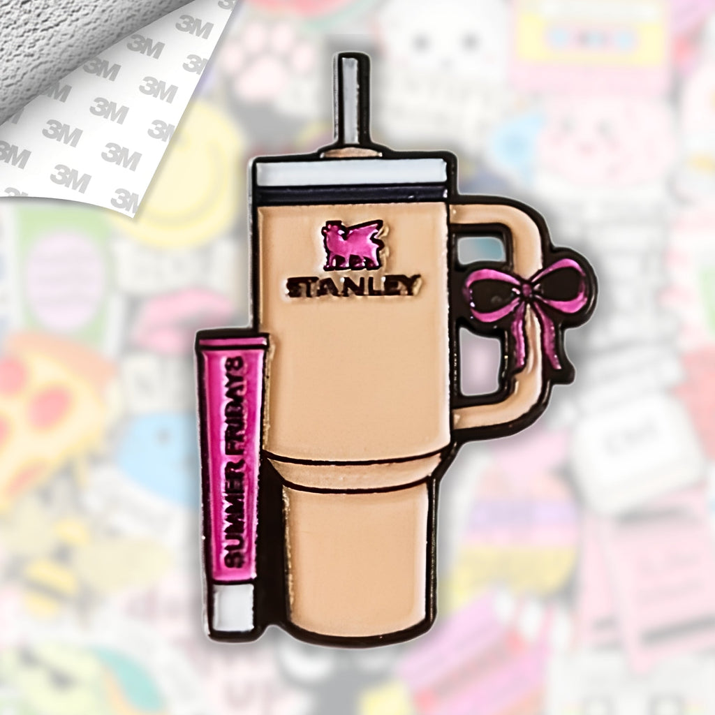 Girlie Essentials Metal Enamel 3M Sticker - StickerPin