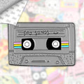 Sad Songs Cassette Metal Enamel 3M Sticker - StickerPin