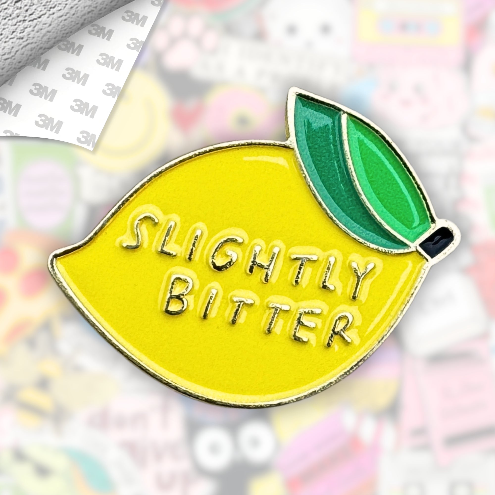 Slightly Bitter Metal Enamel 3M Sticker - StickerPin